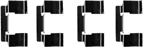 HELLA Accessory Kit, disc brake pad - K0113 - for e.g. NISSAN 8DZ355202-741