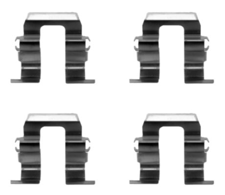 HELLA Accessory Kit, disc brake pad - K0126 - for e.g. SUBARU 8DZ355202-851
