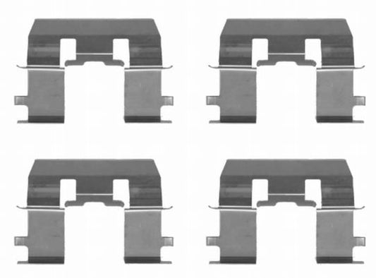 HELLA Accessory Kit, disc brake pad - K0145 - for e.g. HONDA 8DZ355203-021