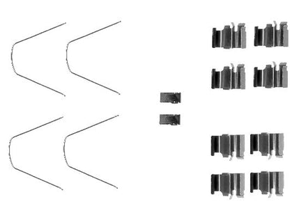 HELLA Accessory Kit, disc brake pad - K0163 - for e.g. MAZDA / SUZUKI 8DZ355203-161