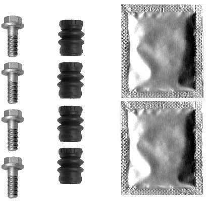HELLA Accessory Kit, brake caliper - K0380 - for e.g. LAND ROVER / NISSAN 8DZ355204-841