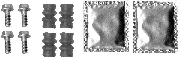 HELLA Accessory Kit, brake caliper - K0400 - for e.g. AUDI / CITROEN / FIAT / FORD / J 8DZ355201-641