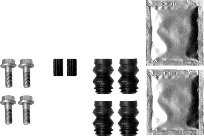 HELLA Accessory Kit, brake caliper - K0335 - for e.g. ABARTH / ALFA ROMEO / CITROEN /  8DZ355201-571
