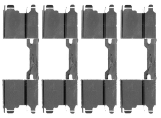 HELLA Accessory Kit, disc brake pad - K0223 - for e.g. DODGE / FREIGHTLINER / MERCEDES 8DZ355203-501