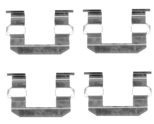 HELLA Accessory Kit, disc brake pad - K0160 - for e.g. DAEWOO / HYUNDAI / KIA / SSANGY 8DZ355203-131