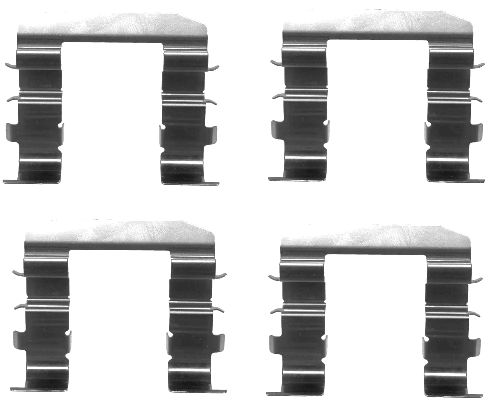 HELLA Accessory Kit, disc brake pad - K0178 - for e.g. HYUNDAI / KIA 8DZ355203-261