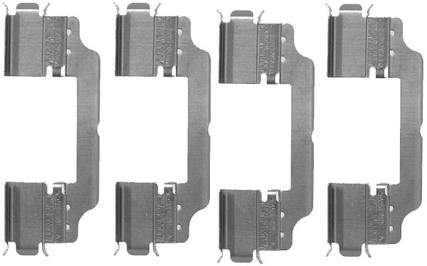 HELLA Accessory Kit, disc brake pad - K0182 - for e.g. CITROEN / FIAT / MERCEDES-BENZ  8DZ355203-301