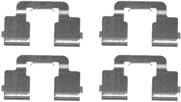 HELLA Accessory Kit, disc brake pad - K0186 - for e.g. CITROEN / FIAT / PEUGEOT 8DZ355203-341