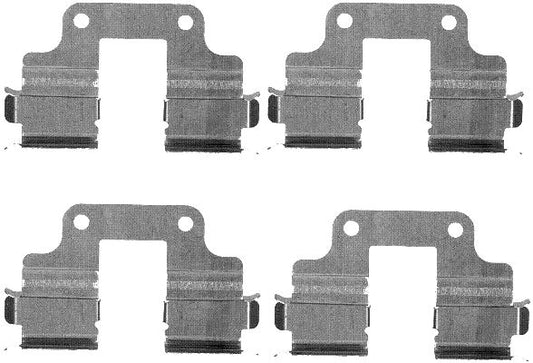 HELLA Accessory Kit, disc brake pad - K0188 - for e.g. HYUNDAI / KIA / LAND ROVER / VO 8DZ355203-361