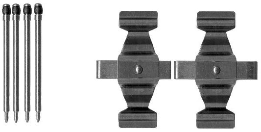 HELLA Accessory Kit, disc brake pad - K0158 - for e.g. MERCEDES-BENZ 8DZ355203-121