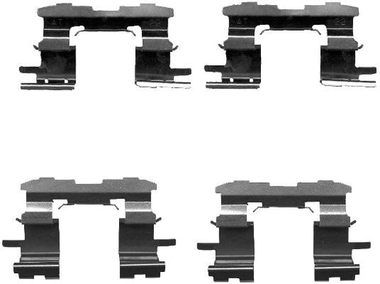 HELLA Accessory Kit, disc brake pad - K0153 - for e.g. ASTON MARTIN / SCION / TOYOTA 8DZ355203-101