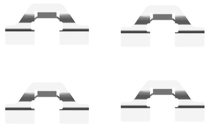HELLA Accessory Kit, disc brake pad - K0174 - for e.g. CITROEN / PEUGEOT 8DZ355203-231