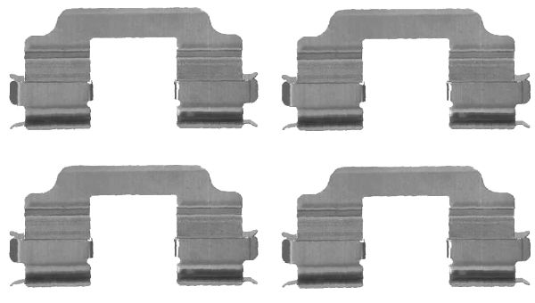 HELLA Accessory Kit, disc brake pad - K0179 - for e.g. OPEL / SUZUKI / VAUXHALL 8DZ355203-271