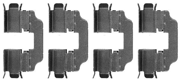HELLA Accessory Kit, disc brake pad - K0195 - for e.g. RENAULT 8DZ355203-411