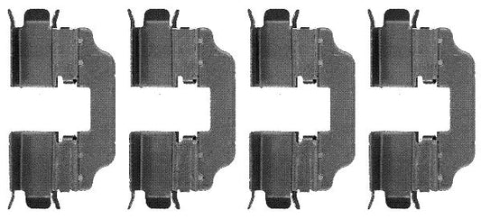 HELLA Accessory Kit, disc brake pad - K0195 - for e.g. RENAULT 8DZ355203-411
