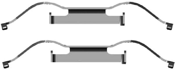 HELLA Accessory Kit, brake caliper - K0171 - for e.g. VOLKSWAGEN 8DZ355201-391