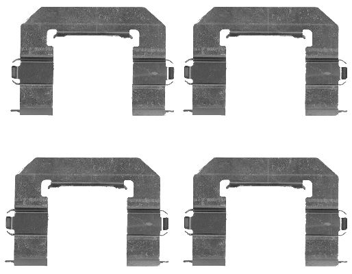HELLA Accessory Kit, disc brake pad - K0193 - for e.g. CHEVROLET / DAEWOO / HOLDEN / O 8DZ355203-391