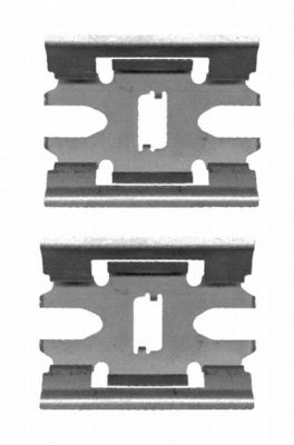 HELLA Accessory Kit, disc brake pad - K0296 - for e.g. MERCEDES-BENZ / TOYOTA 8DZ355204-071