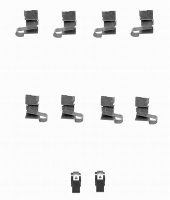 HELLA Accessory Kit, disc brake pad - K0297 - for e.g. CHEVROLET / SUZUKI 8DZ355204-081
