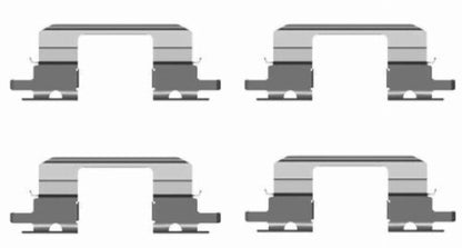 HELLA Accessory Kit, disc brake pad - K0262 - for e.g. SUBARU 8DZ355203-821