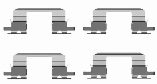 HELLA Accessory Kit, disc brake pad - K0262 - for e.g. SUBARU 8DZ355203-821