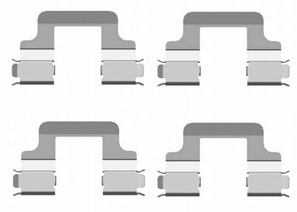 HELLA Accessory Kit, disc brake pad - K0299 - for e.g. AUDI / SEAT / SKODA / VOLKSWAGE 8DZ355204-101
