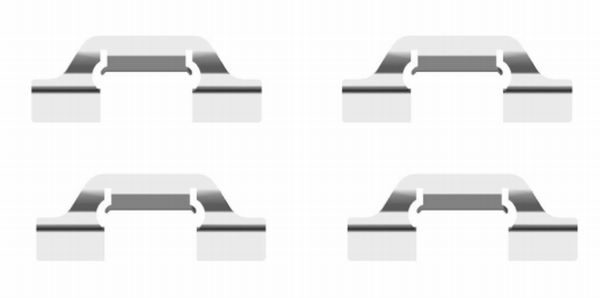 HELLA Accessory Kit, disc brake pad - K0300 - for e.g. AUDI / SEAT / SKODA / VOLKSWAGE 8DZ355204-111