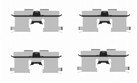 HELLA Accessory Kit, disc brake pad - K0277 - for e.g. CHEVROLET / DAEWOO / HOLDEN 8DZ355203-961