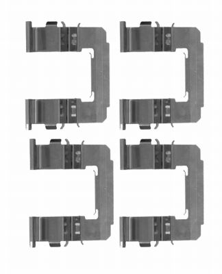 HELLA Accessory Kit, disc brake pad - K0305 - for e.g. CHEVROLET / SCION / SUBARU / TO 8DZ355204-161