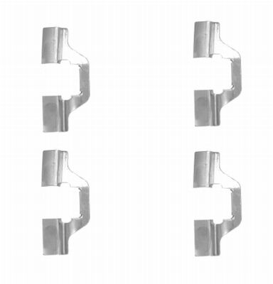 HELLA Accessory Kit, disc brake pad - K0260 - for e.g. NISSAN / RENAULT 8DZ355203-811