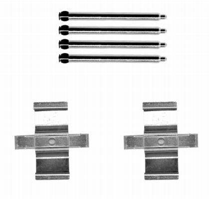 HELLA Accessory Kit, disc brake pad - K0311 - for e.g. MERCEDES-BENZ 8DZ355204-211