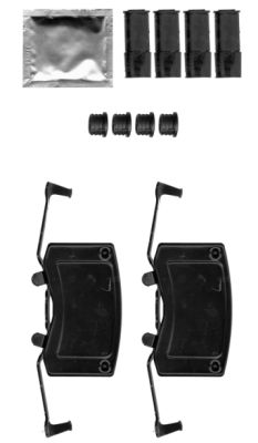 HELLA Accessory Kit, brake caliper - K0315 - for e.g. BMW / ROLLS-ROYCE 8DZ355201-541