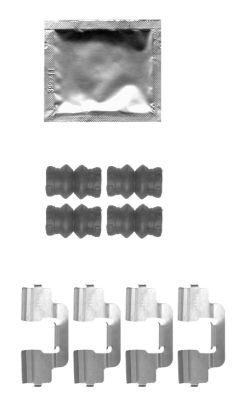 HELLA Accessory Kit, disc brake pad - K0318 - for e.g. CITROEN / PEUGEOT 8DZ355204-271