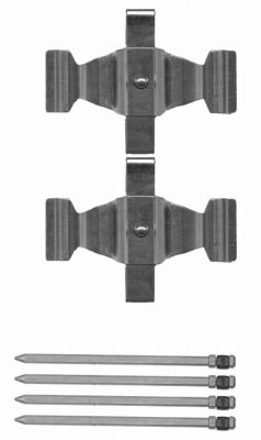 HELLA Accessory Kit, disc brake pad - K0322 - for e.g. MAYBACH / MERCEDES-BENZ 8DZ355204-311