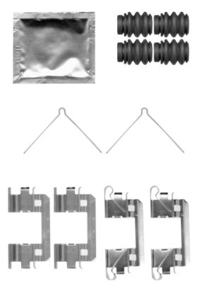 HELLA Accessory Kit, disc brake pad - K0325 - for e.g. HONDA 8DZ355204-341