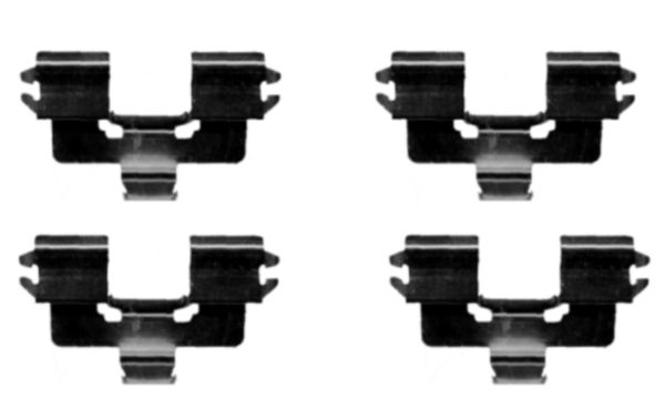 HELLA Accessory Kit, disc brake pad - K0249 - for e.g. EUNOS / MAZDA 8DZ355203-711