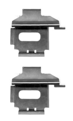 HELLA Accessory Kit, disc brake pad - K0225 - for e.g. MERCEDES-BENZ 8DZ355203-521