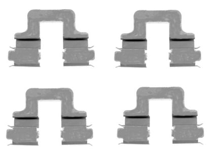 HELLA Accessory Kit, disc brake pad - K0229 - for e.g. ALFA ROMEO / AUDI / LANCIA / SE 8DZ355203-551
