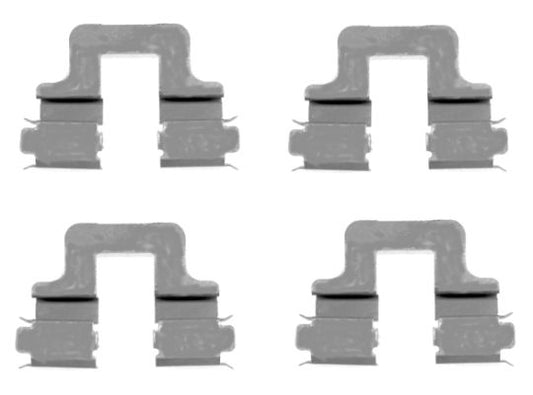 HELLA Accessory Kit, disc brake pad - K0229 - for e.g. ALFA ROMEO / AUDI / LANCIA / SE 8DZ355203-551