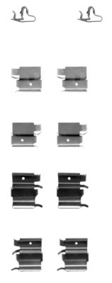 HELLA Accessory Kit, disc brake pad - K0267 - for e.g. TOYOTA 8DZ355203-861