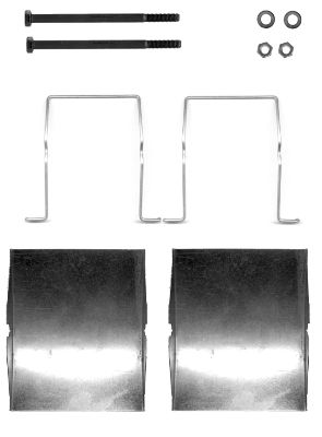 HELLA Accessory Kit, disc brake pad - K0341 - for e.g. CITROEN 8DZ355204-461