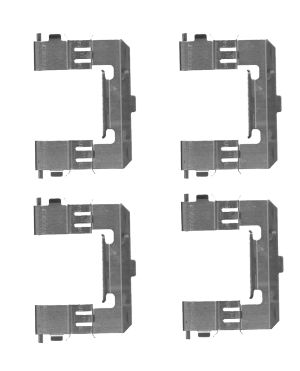 HELLA Accessory Kit, disc brake pad - K0352 - for e.g. FORD / MAZDA / NISSAN 8DZ355204-571