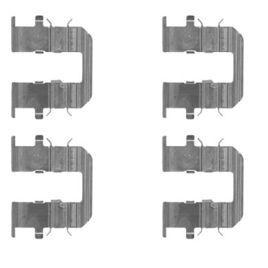 HELLA Accessory Kit, disc brake pad - K0361 - for e.g. DODGE / HYUNDAI / KIA 8DZ355204-661