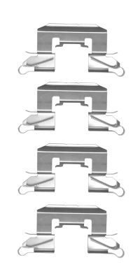 HELLA Accessory Kit, disc brake pad - K0364 - for e.g. DAIHATSU / FORD / MAZDA / SUBAR 8DZ355204-691