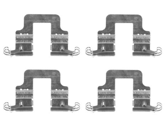 HELLA Accessory Kit, disc brake pad - K0381 - for e.g. AUDI 8DZ355204-851