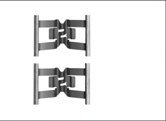 HELLA Accessory Kit, disc brake pad - K0414 - for e.g. PORSCHE / VOLKSWAGEN 8DZ355206-181