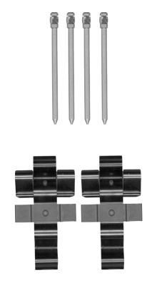 HELLA Accessory Kit, brake caliper - K0455 - for e.g. MINI 8DZ355205-431
