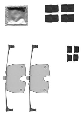 HELLA Accessory Kit, brake caliper - K0456 - for e.g. BMW 8DZ355205-441