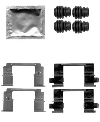 HELLA Accessory Kit, disc brake pad - K0464 - for e.g. HONDA 8DZ355205-281