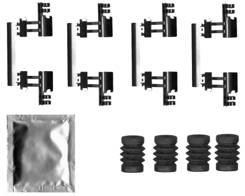 HELLA Accessory Kit, disc brake pad 8DZ355207-171